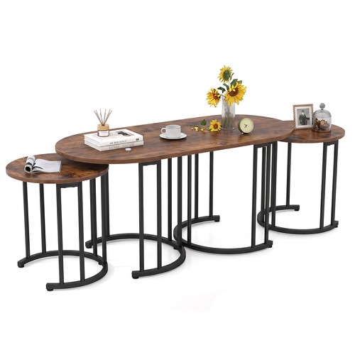 Piece nesting coffee table - nesting,