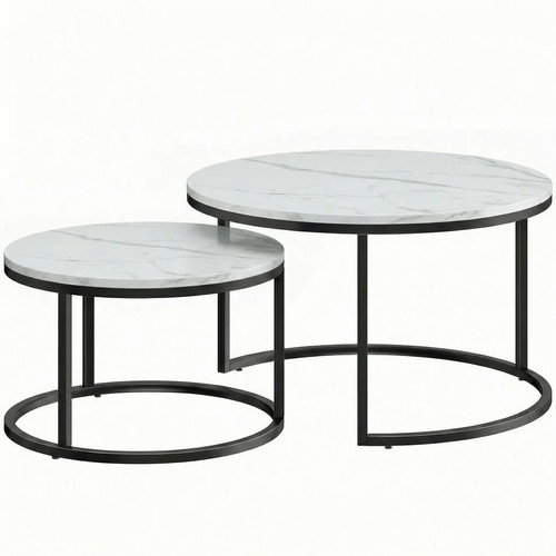 Set round nesting coffee - set, 2
