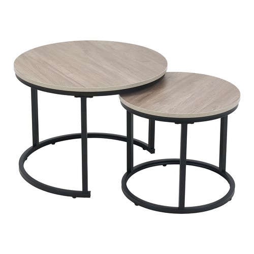 Round nesting coffee table - round,