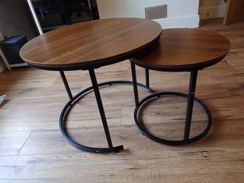 Heyzoey round coffee tables - round,