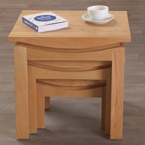 Solid oak nest - 3, tables