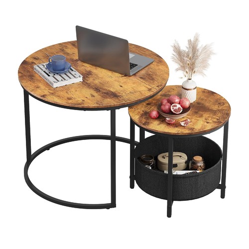 Round coffee tables for living - round,