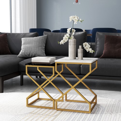 Homcom nest tables coffee - nest, tables,