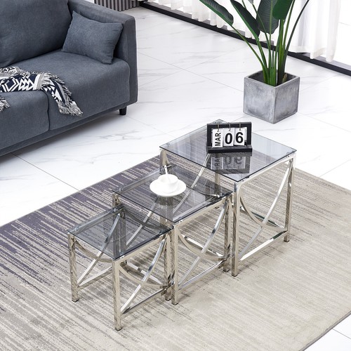 Nest coffee tables set 3 - of, 2/3