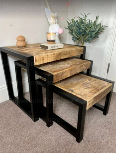 Nest tables rustic - of,