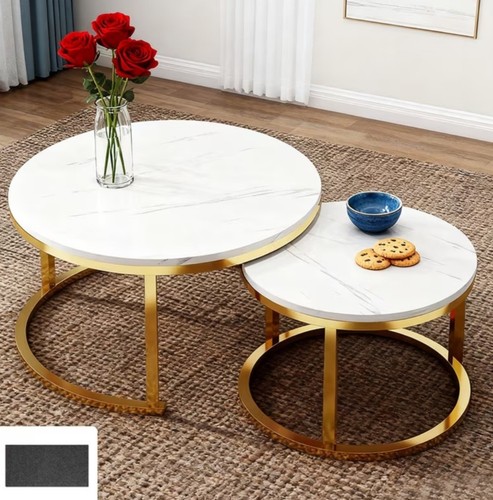 Nesting coffee tables set - nesting, of