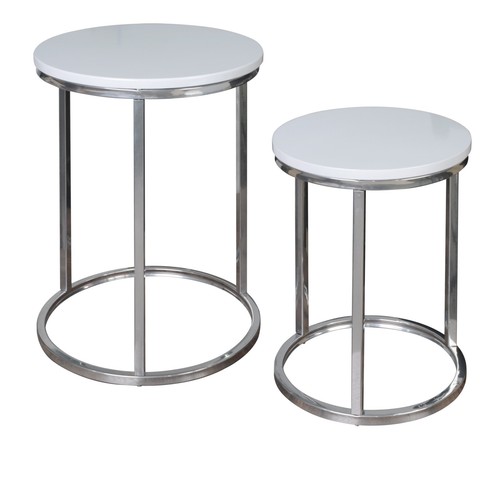 Nest tables high gloss - high, set