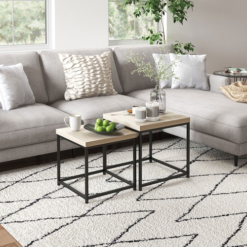 Coffee table set square - coffee, 2,