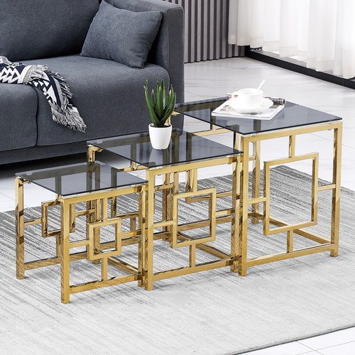 Set glass nesting - 3, coffee