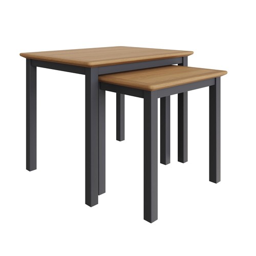 Assembled nest tables - 2, oak