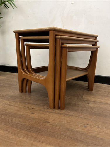 Midcentury 1960s teak nest - midcentury,