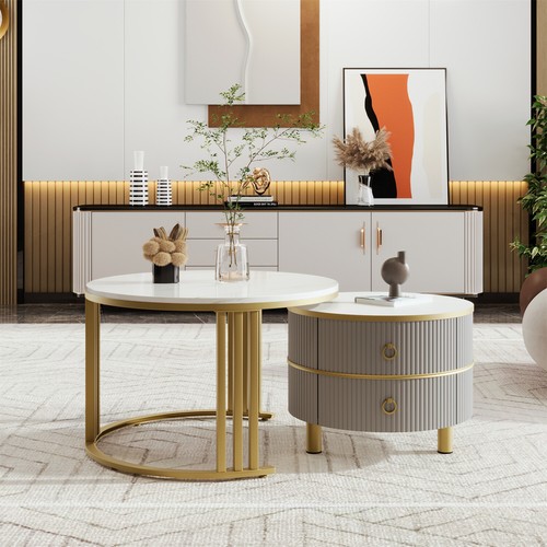 Round nest coffee tables - round, of