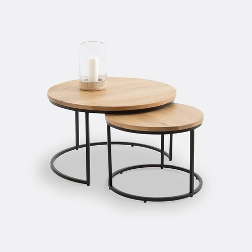 Nest tables wood effect - 2,
