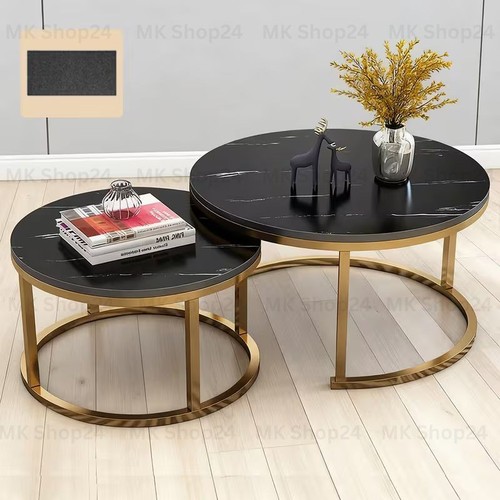 Nesting coffee tables set - coffee, of