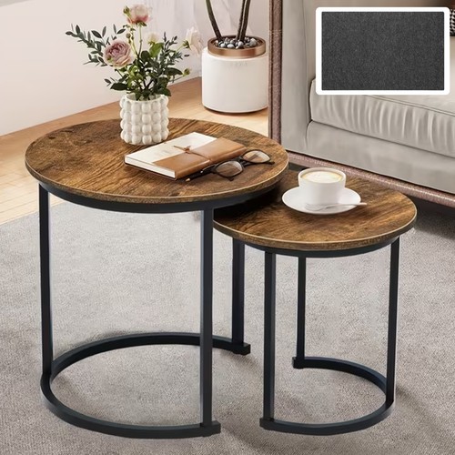 Nesting coffee tables set - coffee,