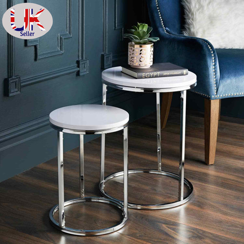 Nest tables high gloss - high, set