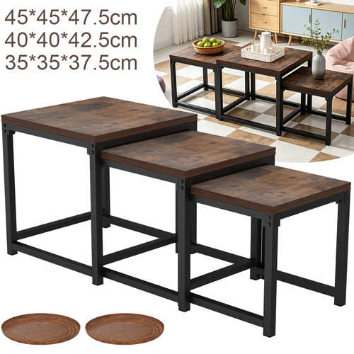 Square nest tables living - square, of