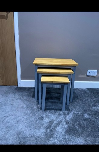 Cleo nest coffee tables oak - cleo,