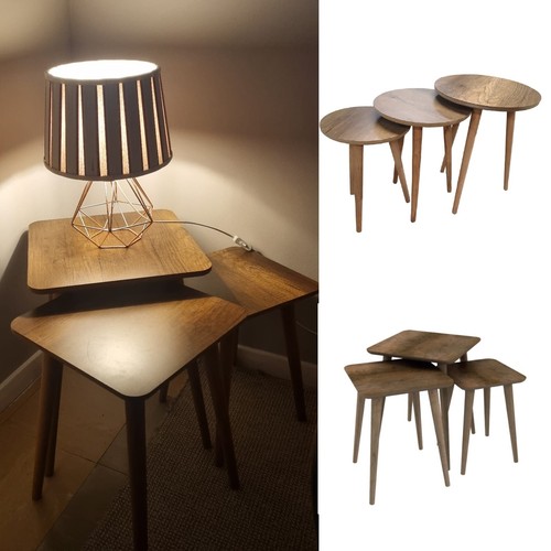 Set coffee tables wooden - 3,