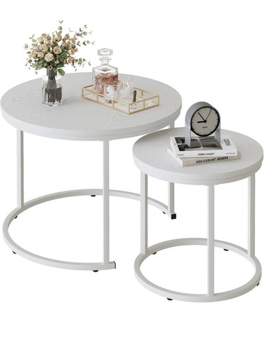Nest round coffee tables - of, 2