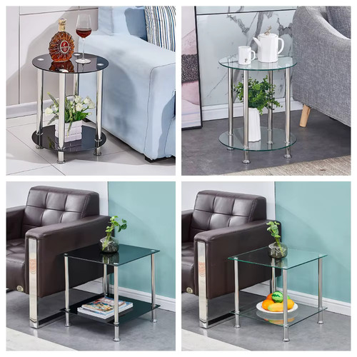 Tier square round - square/round, end