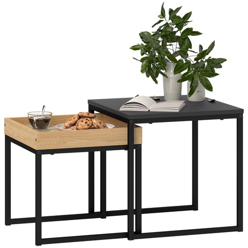 Homcom modern coffee table - table, set