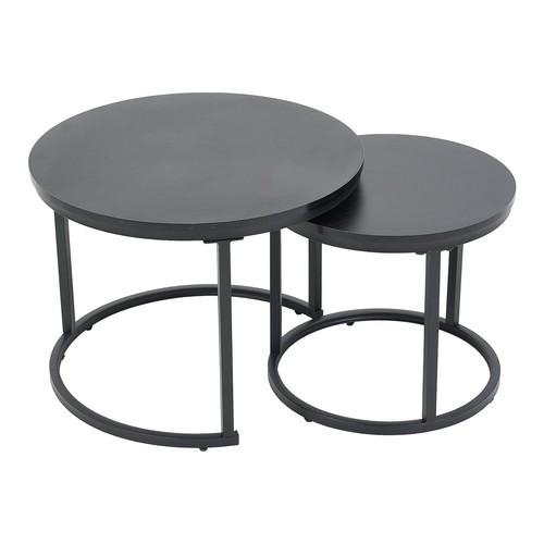 Round nesting coffee table - round,
