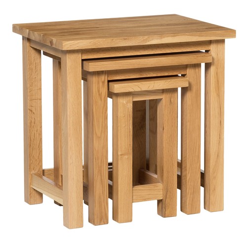 Nest tables solid oak - of, 3